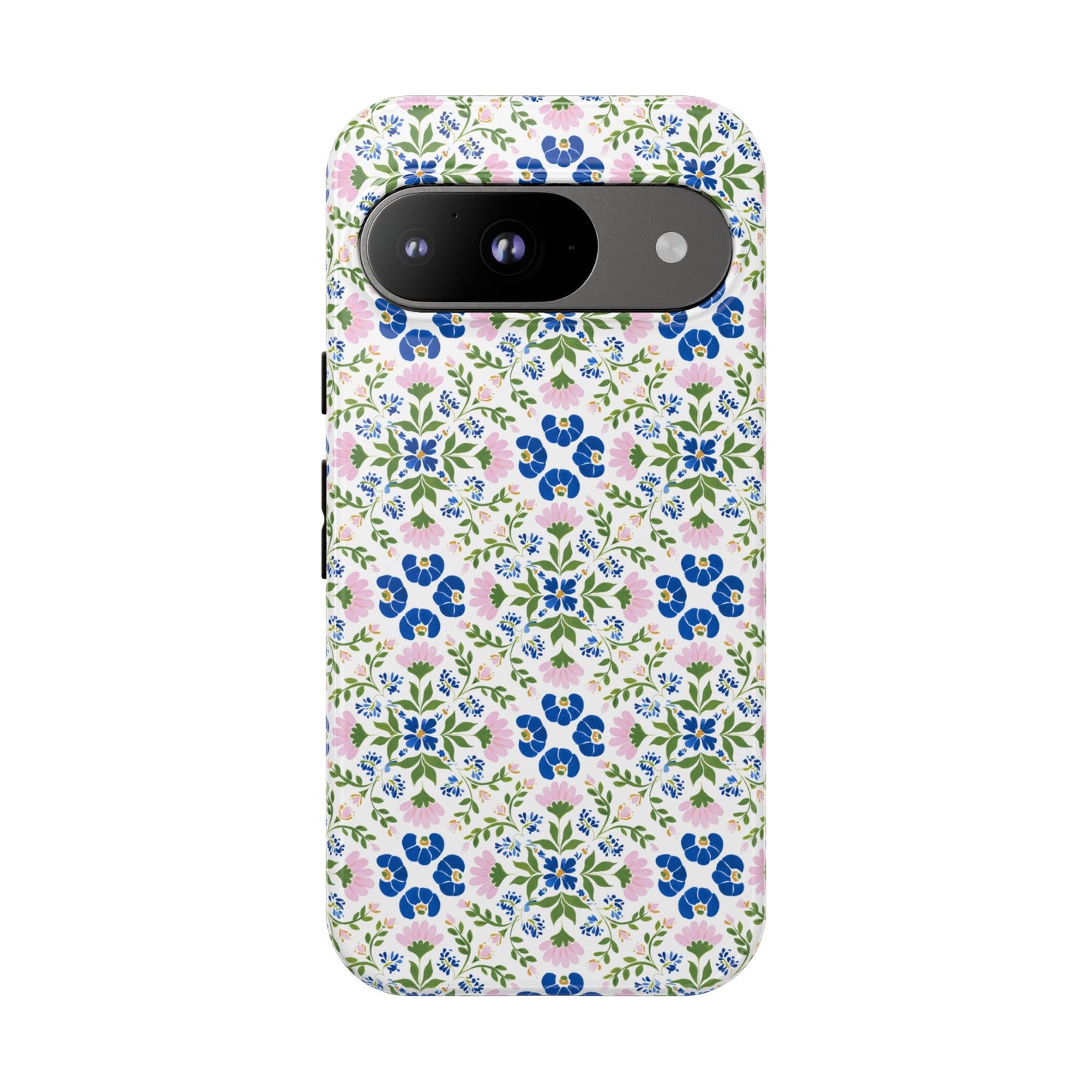 Mediterranean Floral Phone Case Portugal Cover Portuguese Tile Cover Italian Pattern iPhone Samsung Galaxy Google Pixel Summer Gift Tech