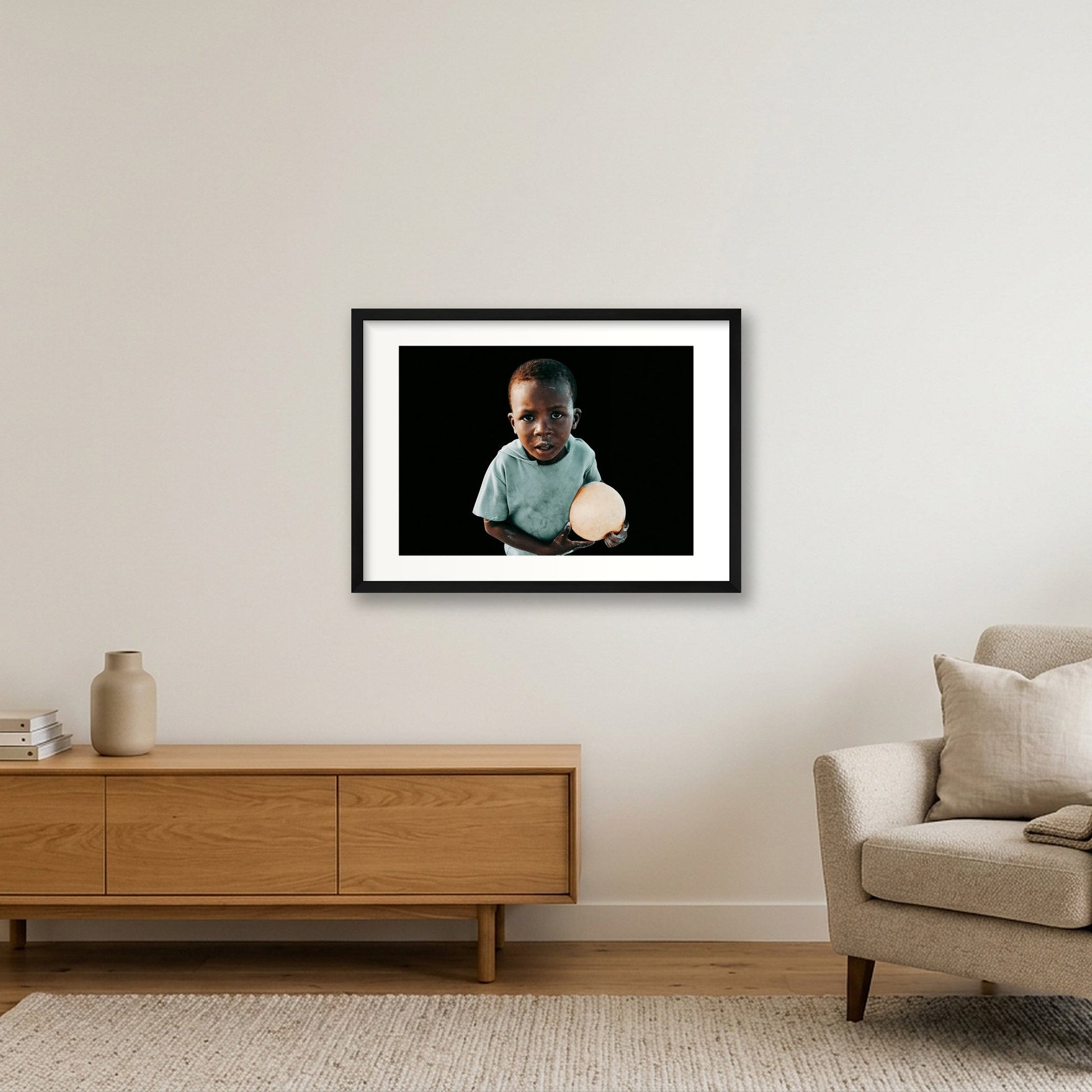 74 — 59×42cm, 23×17" Black Frame