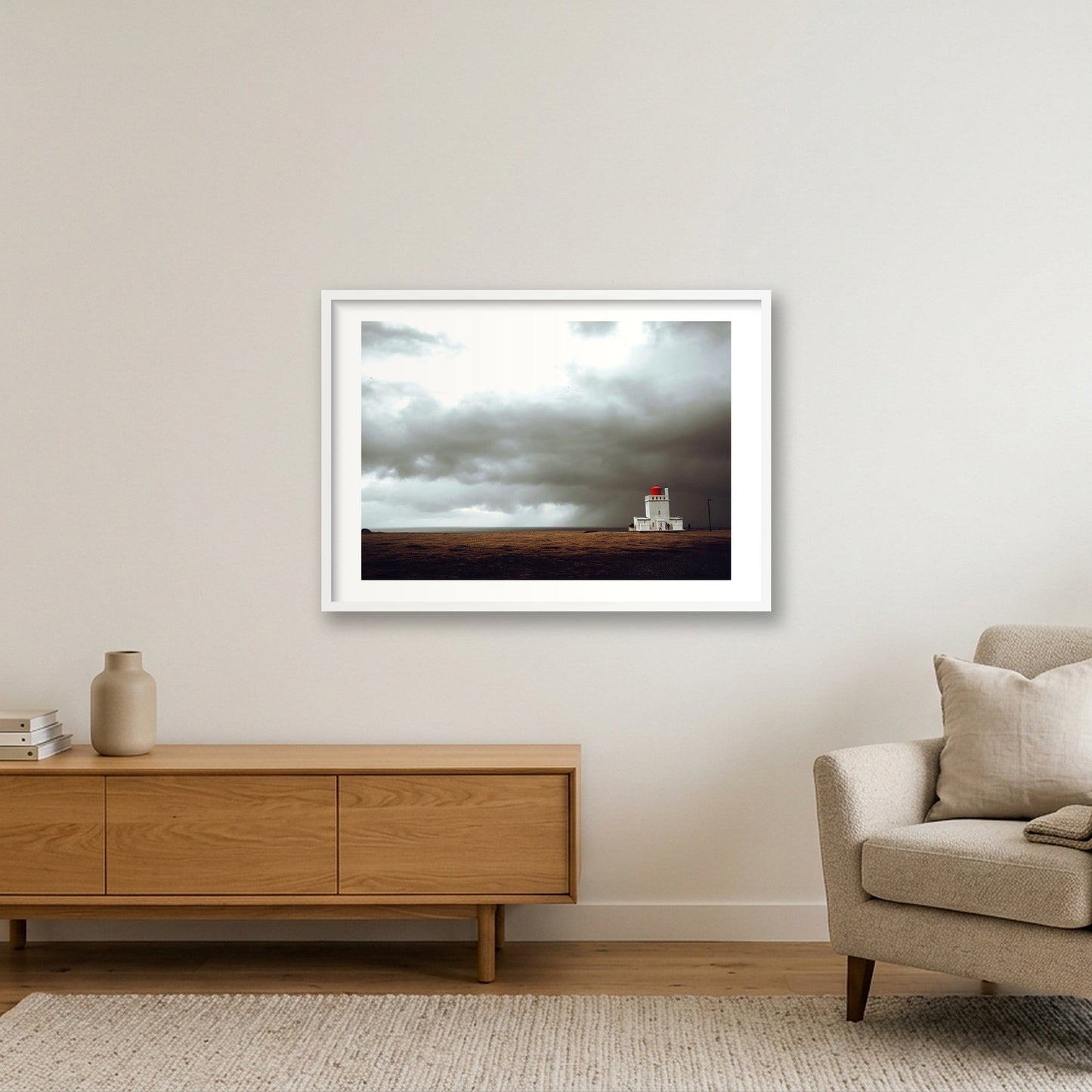 18 — 84×59cm, 33×23" White Frame