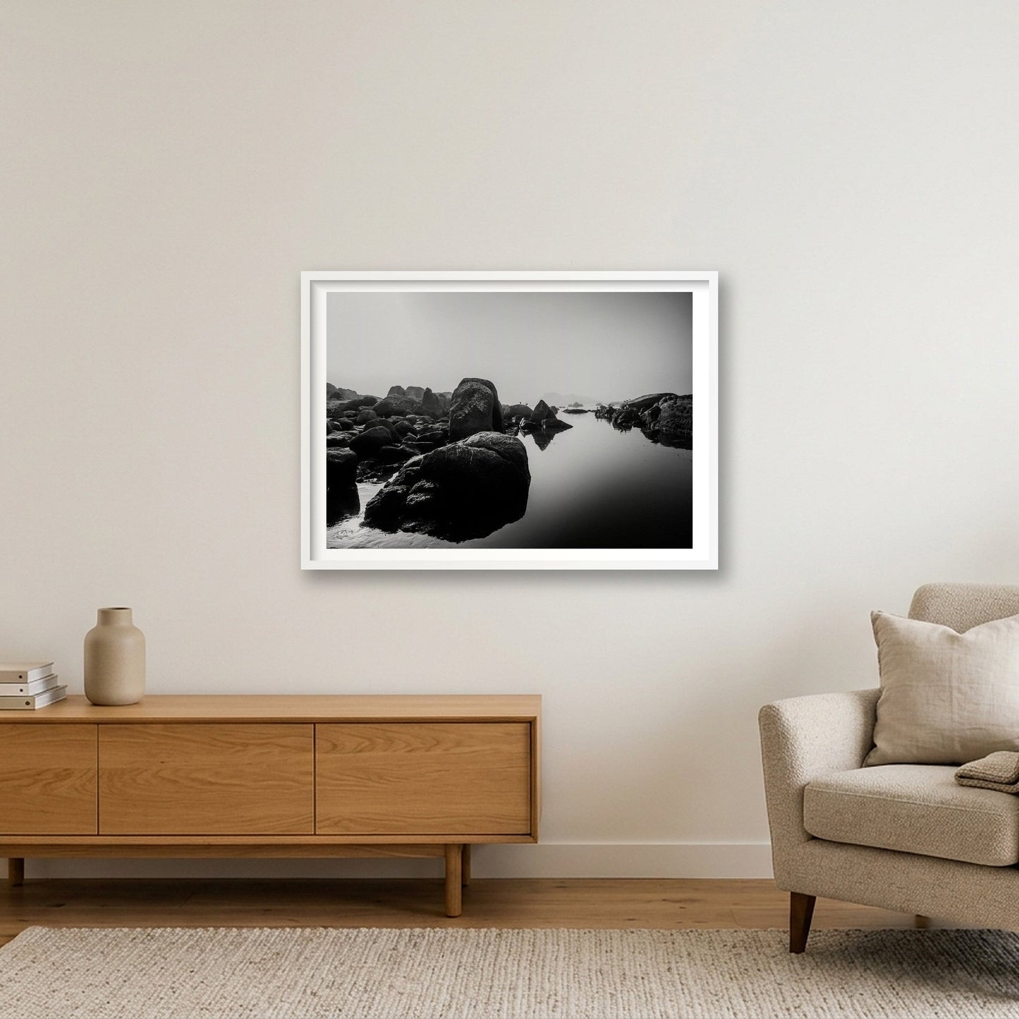 428 — 84×59cm, 33×23" White Frame