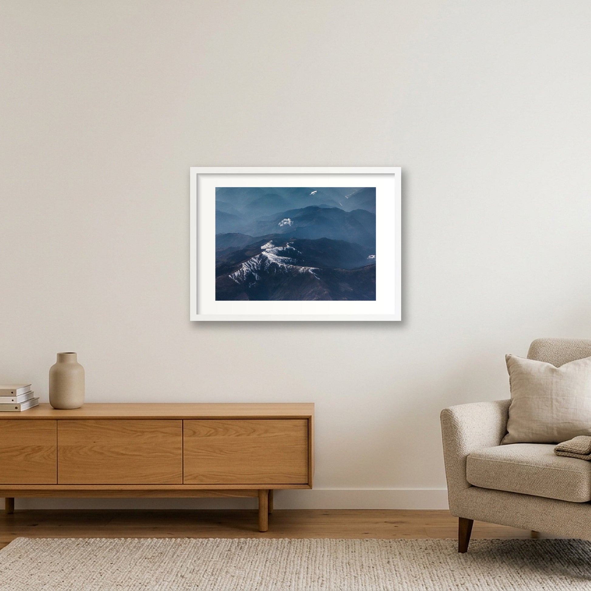 97 — 59×42cm, 23×17" White Frame