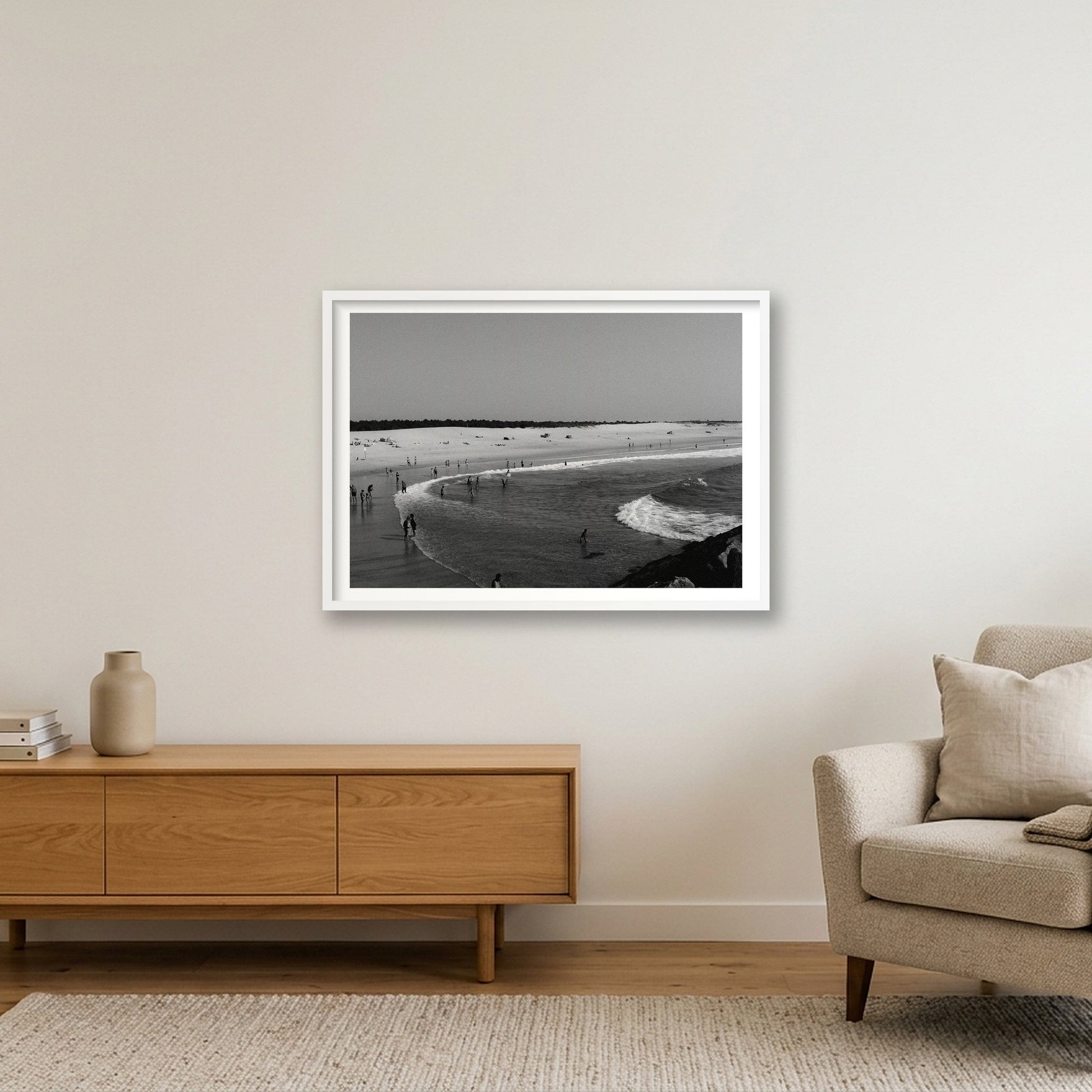 460 — 84×59cm, 33×23" White Frame