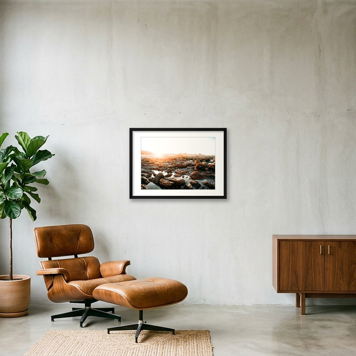 16 — 59×42cm, 23×17" Black Frame