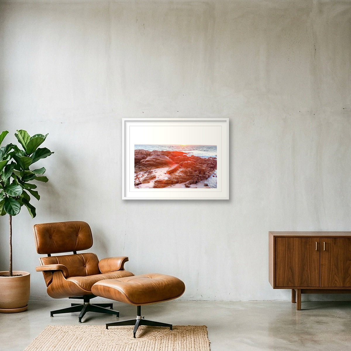 1161  — 80×60cm, 31×24" White Frame