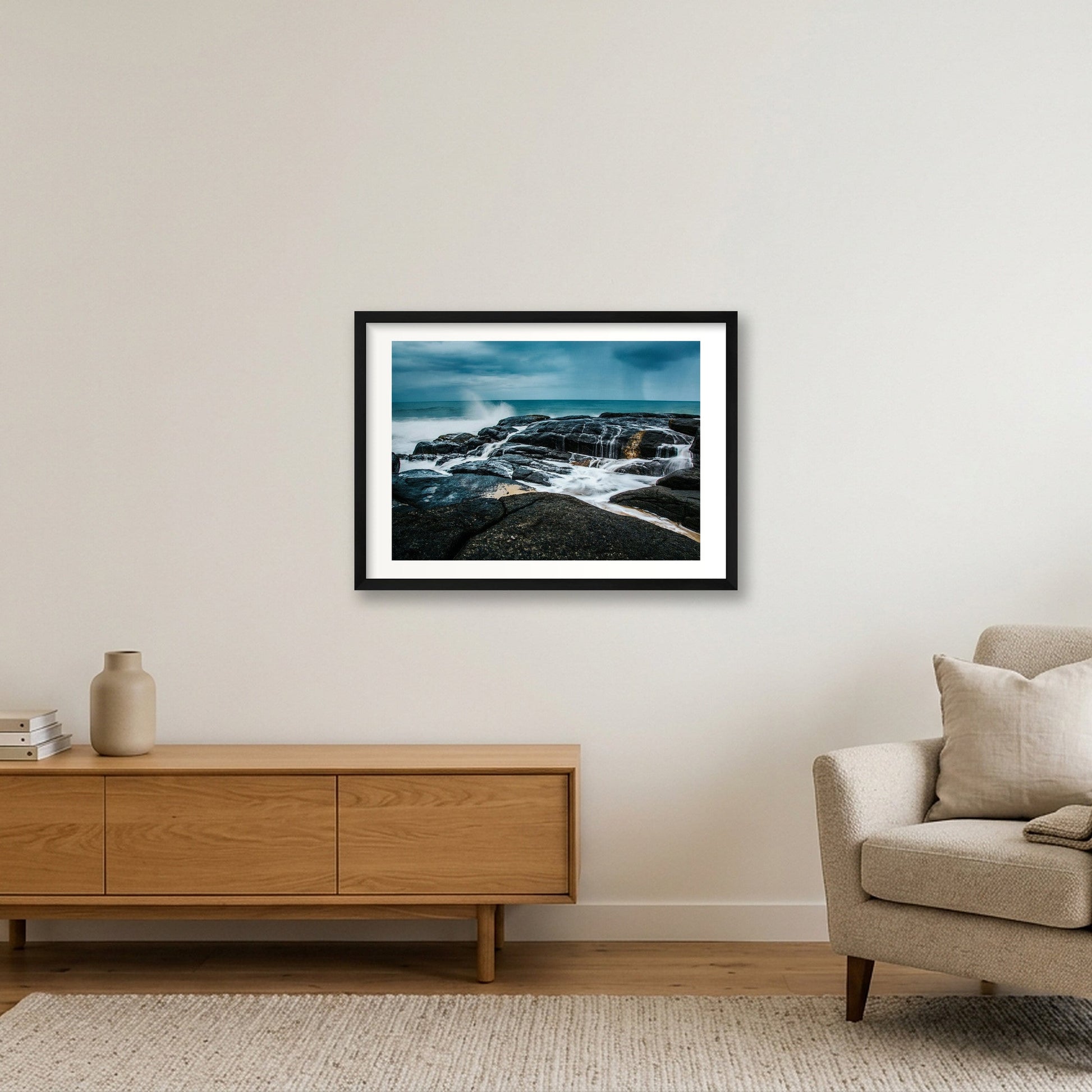 477 — 59×42cm, 23×17" Black Frame
