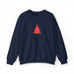 Minimal Christmas Tree Sweatshirt Embroidered Crewneck For Christmas Gift Holiday Pullover For Winter Outfit Seasonal Gift For Women Xmas