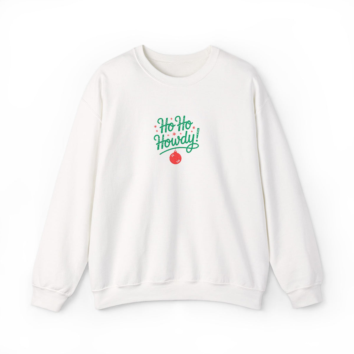 Embroidered Cowgirl Christmas Top Western Christmas Sweatshirt Cowboy Holiday Crewneck Rustic Winter Pullover Women Gift Country Festive Top