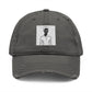 Minimalist Art Hat Gift For Him Her Distressed Dad Cap Casual Everyday Hat Streetwear Cap Travel Outfit Hat Birthday Gift For Hiker