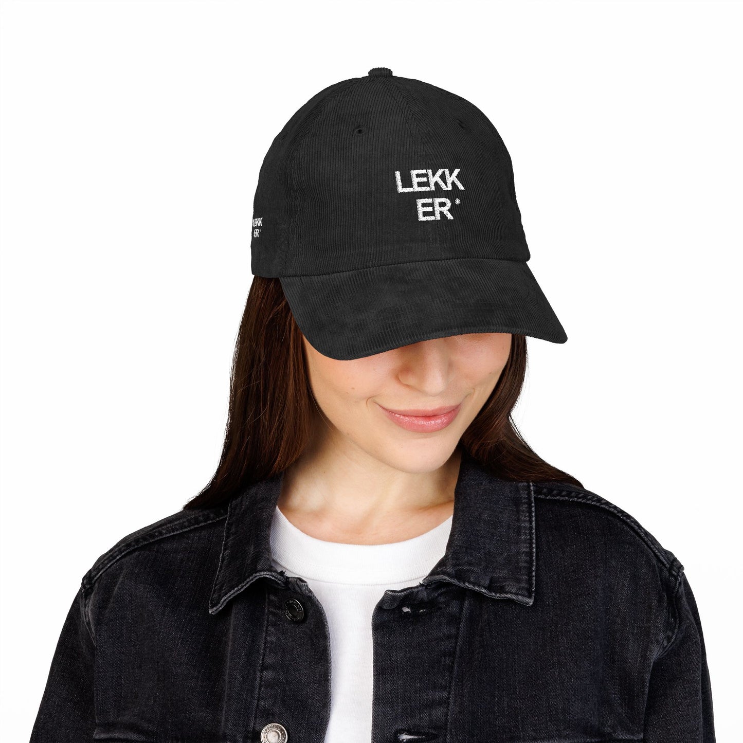 South African Embroidered Cap Gift For South Africa Lovers Hat Black Corduroy Cap With LEKKER Embroidery Cap Trendy Hat Gift For Him/Her