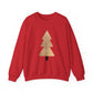 Gold Fir Christmas Sweatshirt Gift For Daughter Holiday Crewneck Present For Aunt Graphic Pullover Cozy Winter Apparel Seasonal Top Style
