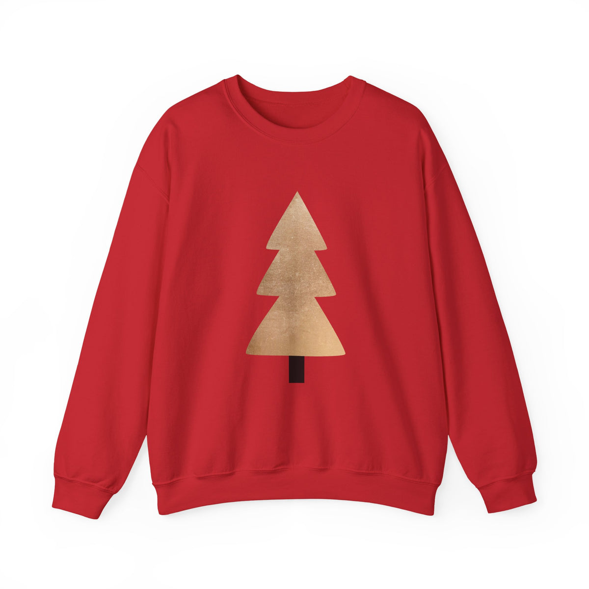 Gold Fir Christmas Sweatshirt Gift For Daughter Holiday Crewneck Present For Aunt Graphic Pullover Cozy Winter Apparel Seasonal Top Style