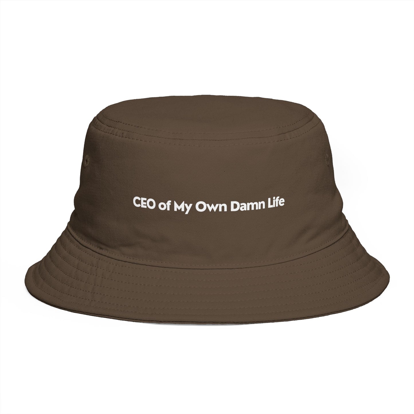 Funny Entrepreneur Bucket Hat Motivational Cotton Sun Hat Business Owner Gift Empowerment Fashion For Independent Women Travel Accessory