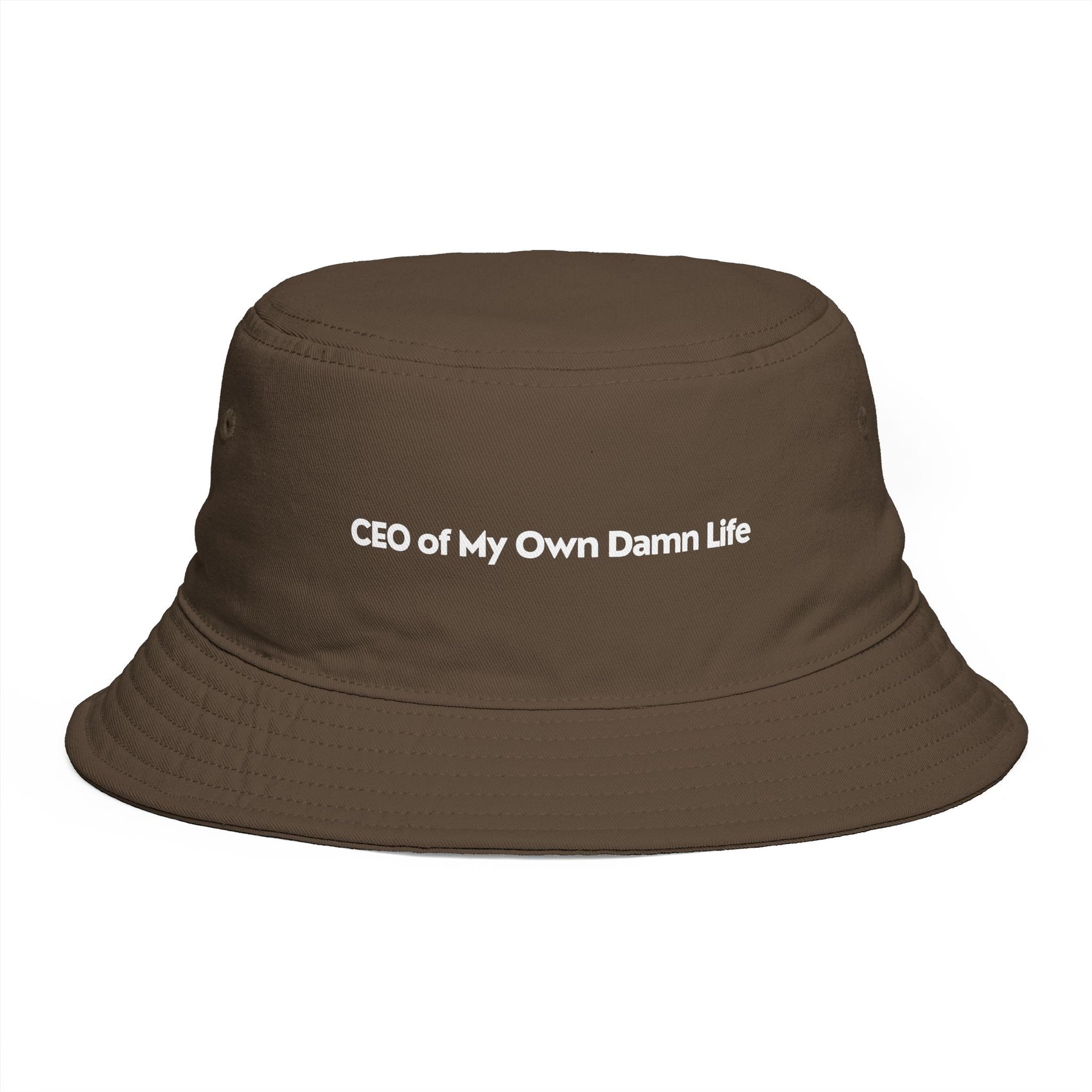 Funny Entrepreneur Bucket Hat Motivational Cotton Sun Hat Business Owner Gift Empowerment Fashion For Independent Women Travel Accessory