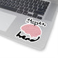 Brain Sticker For Mental Health Decal For Psychology Gift, Mood Tracker Sticker For Anxiety Awareness Gift For Psych Major Self Care Sticker