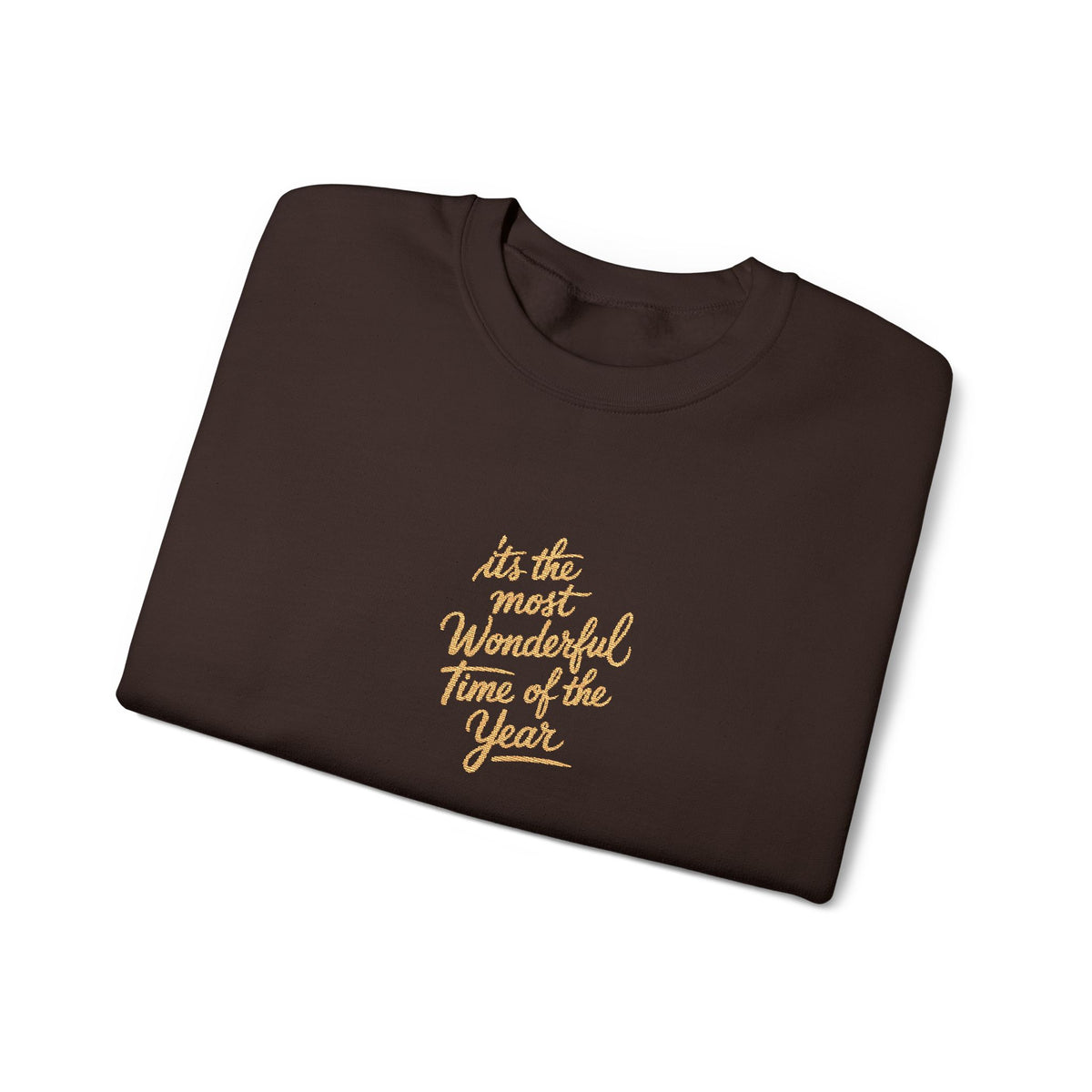 Wonderful Time Christmas Sweatshirt Gift For Grandma Holiday Crewneck Present For Sister Elegant Quote Pullover Cozy Winter Outfit Top Style