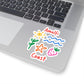 Amalfi Coast Sticker Italy Lover Gift Cute Travel Decal Summer Vacation Gift Coastal Sticker Italian Doodle Sticker Summer Travel Sticker