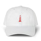 Lighthouse Embroidered Hat Gift For Travelers Cute Summer Outfit Hat Coastal Aesthetic Cap Beach Lover Gift Nautical Cap Summer Vacation Hat