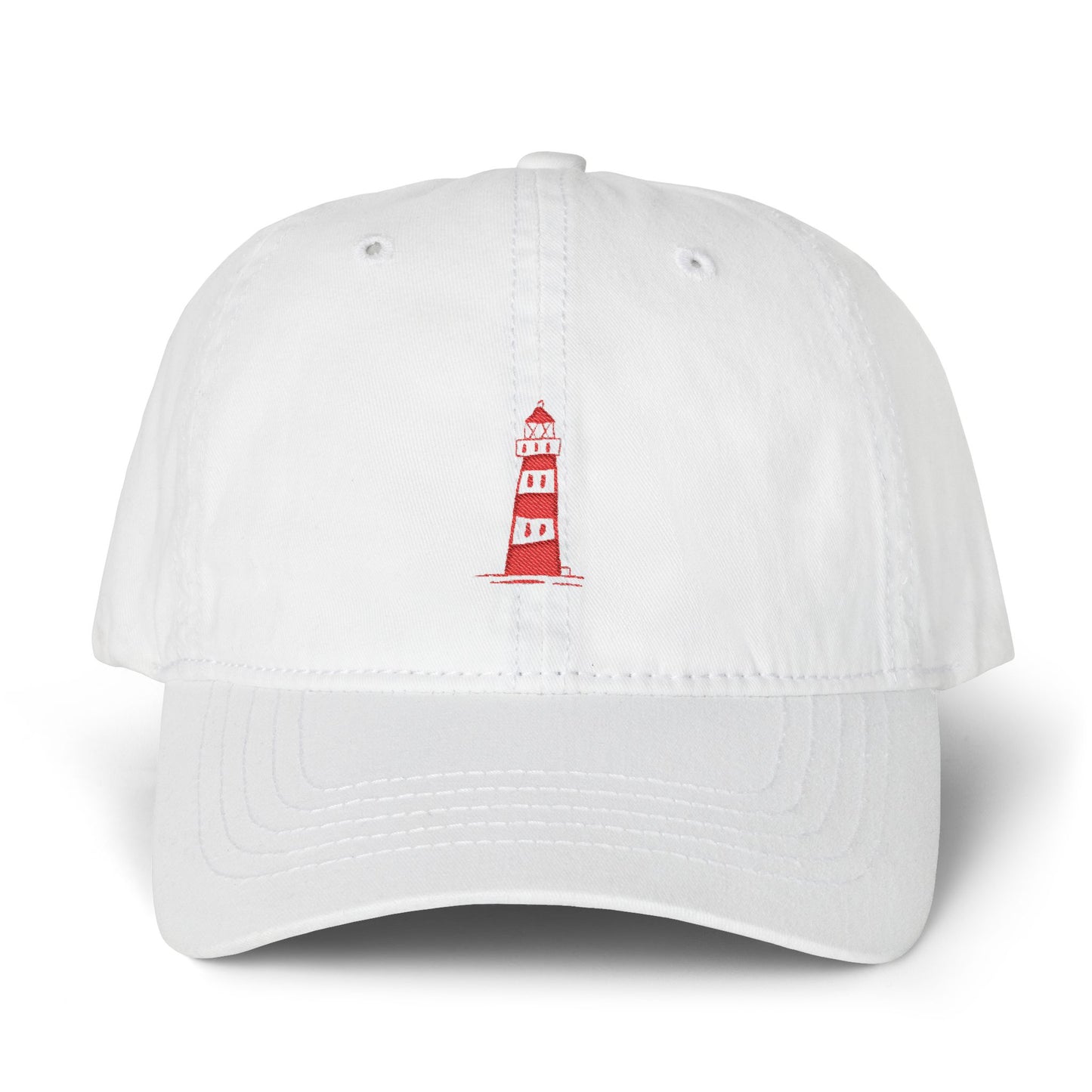 Lighthouse Embroidered Hat Gift For Travelers Cute Summer Outfit Hat Coastal Aesthetic Cap Beach Lover Gift Nautical Cap Summer Vacation Hat