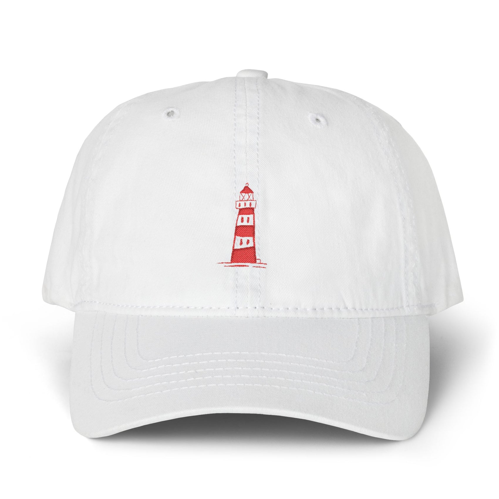 Lighthouse Embroidered Hat Gift For Travelers Cute Summer Outfit Hat Coastal Aesthetic Cap Beach Lover Gift Nautical Cap Summer Vacation Hat