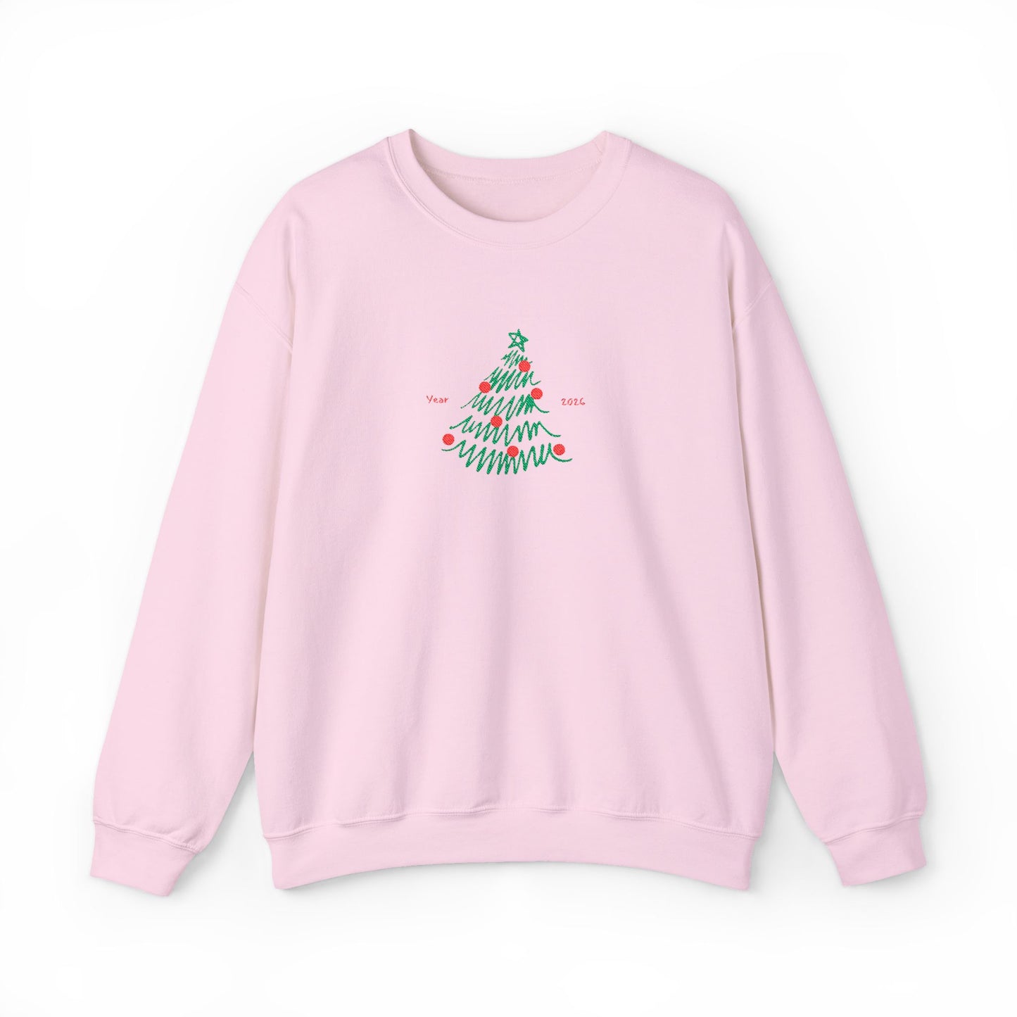 Minimal Christmas Tree Sweatshirt Gift For Girlfriend Holiday Crewneck Present For Mom Modern Winter Pullover Cozy December Outfit Top Style