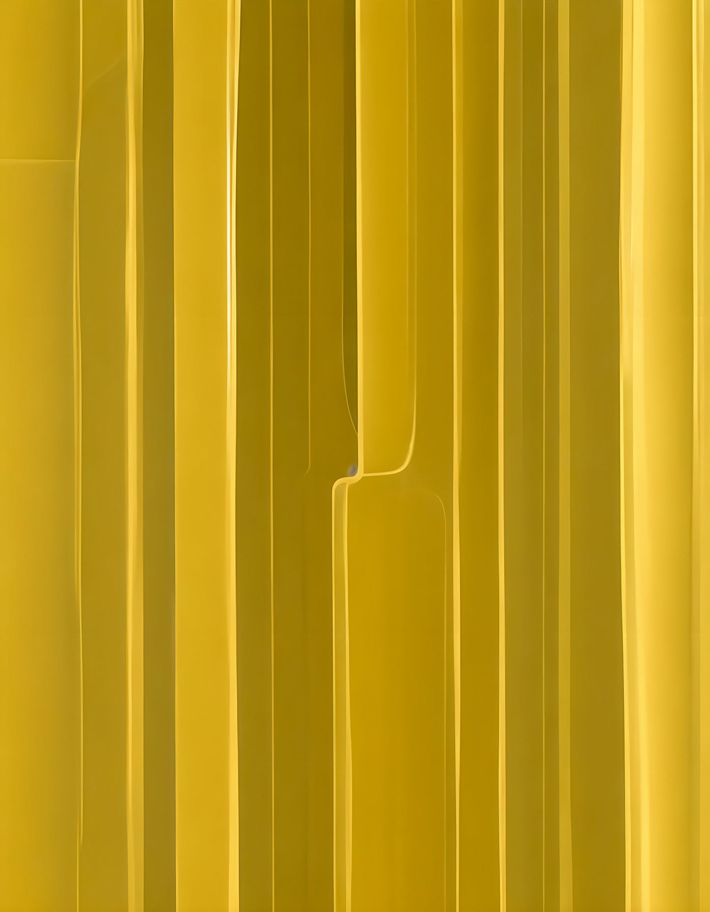 Abstract yellow lines create a vibrant texture in a minimalist design, evoking a sense of warmth and simplicity. Generative AI