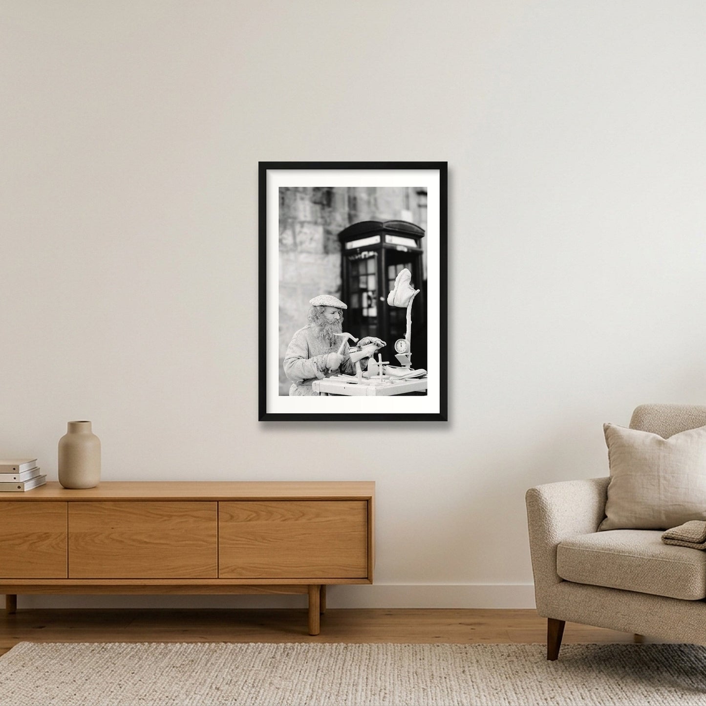 434  — 42×59cm, 17×23" Black Frame