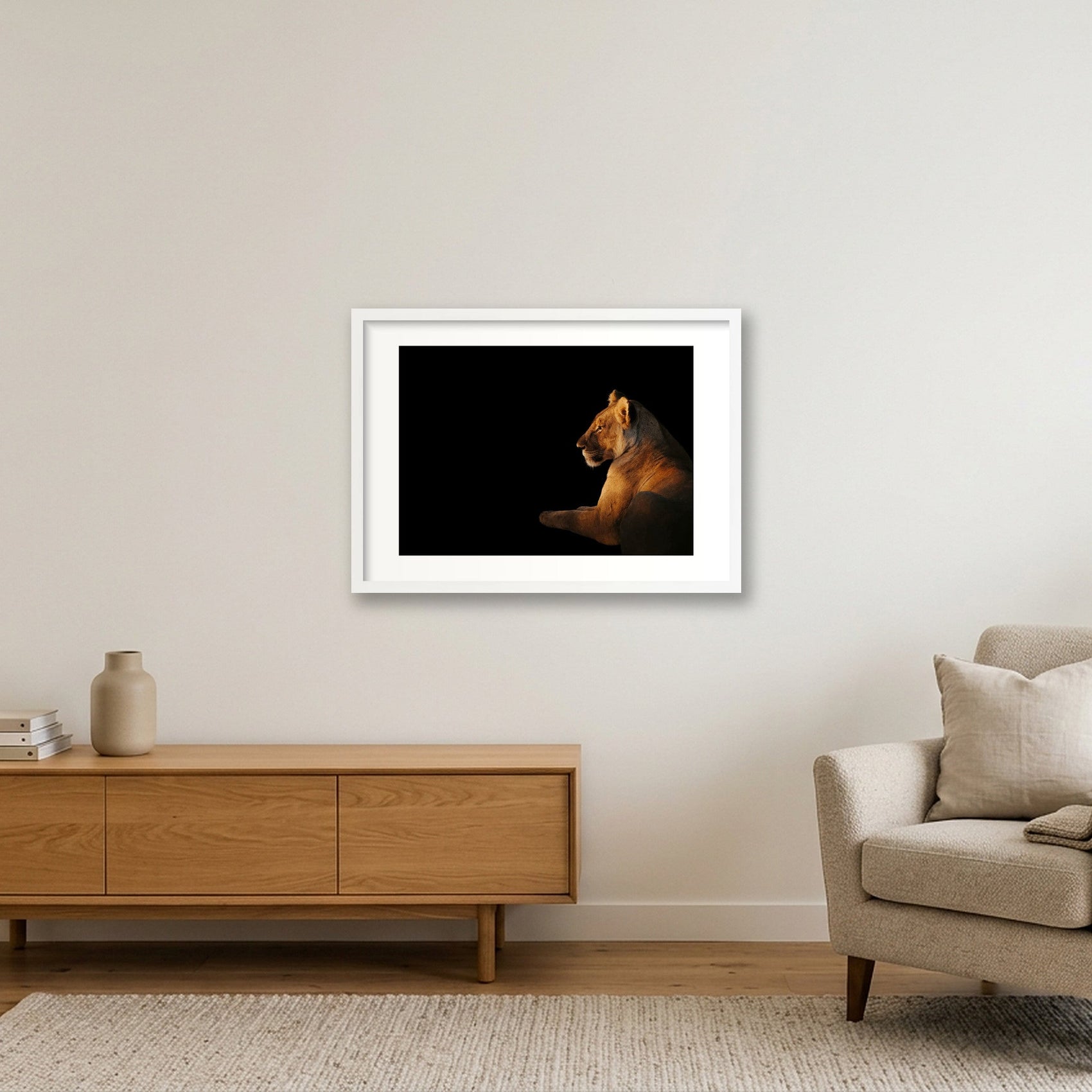 89 — 59×42cm, 23×17" White Frame