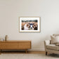 1589 — 59×42cm, 23×17" Oak Frame