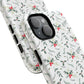 Holly Berry Christmas Phone Case Gift For Sister Magnetic iPhone Cover Winter Botanical Pattern Tough Protective Accessory For Her Style