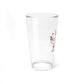 Sparkle Season Mixing Glass Gift For Best Friend Christmas Cocktail Cup Present For Cousin Festive Barware Holiday Hostess Drink Vessel