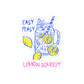 SUMMER - Stickers For Foodies Gift Lemon Decal For Waterbottles, Summer Party Favor Decal For Fruit Lover Fruit Kiss-Cut Lemonade Illustration