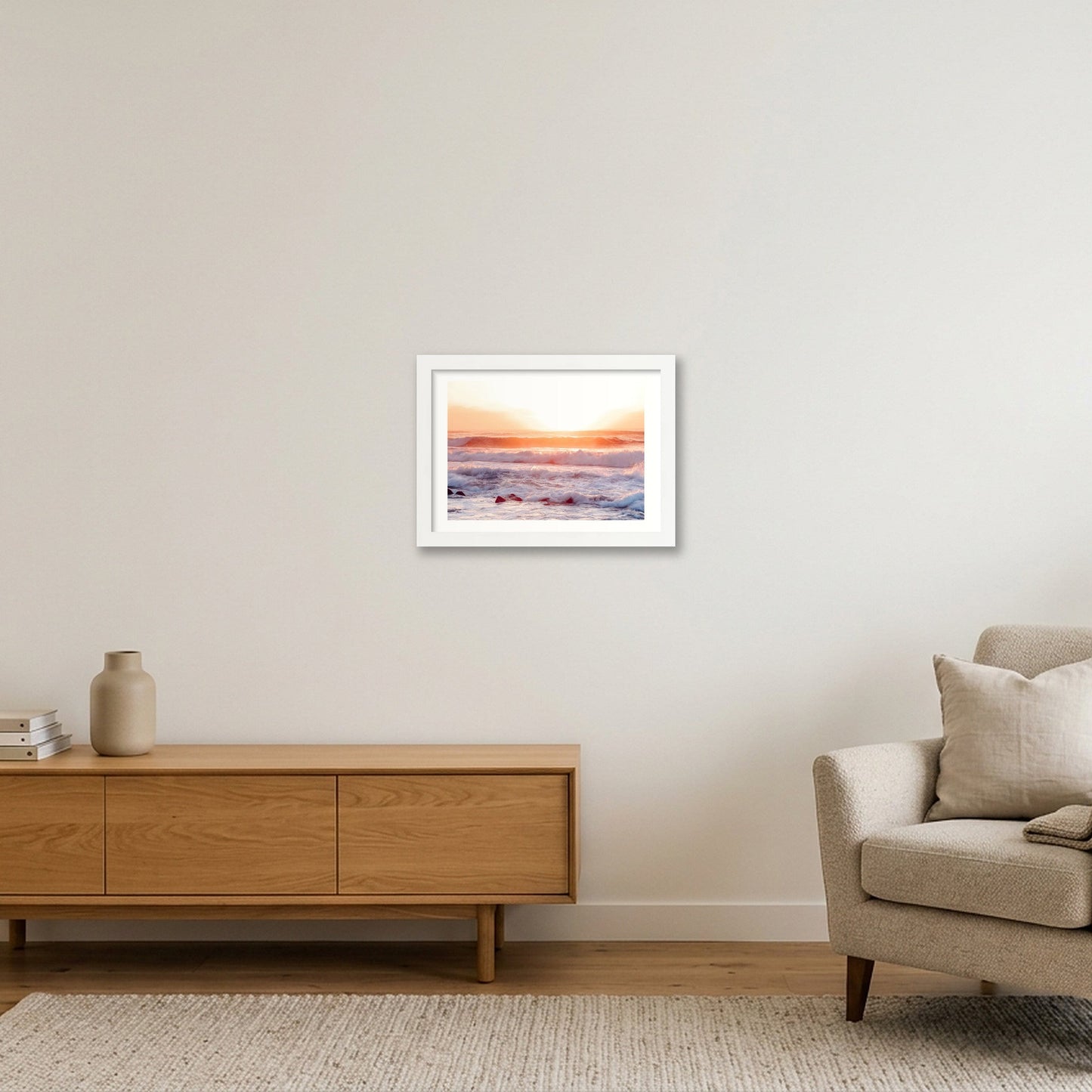 456 — A4 (30×21cm, 12×8") White Frame