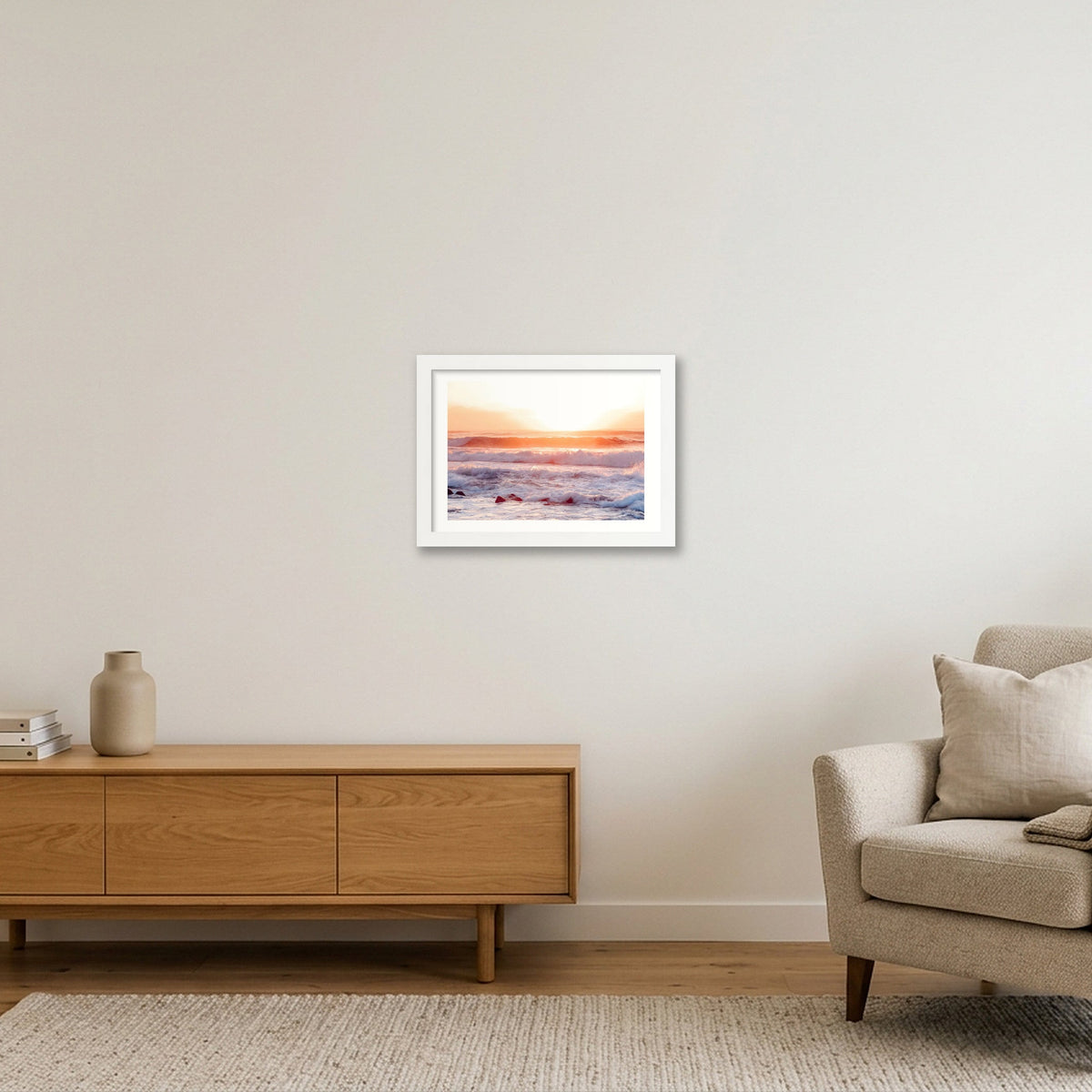 456 — A4 (30×21cm, 12×8") White Frame