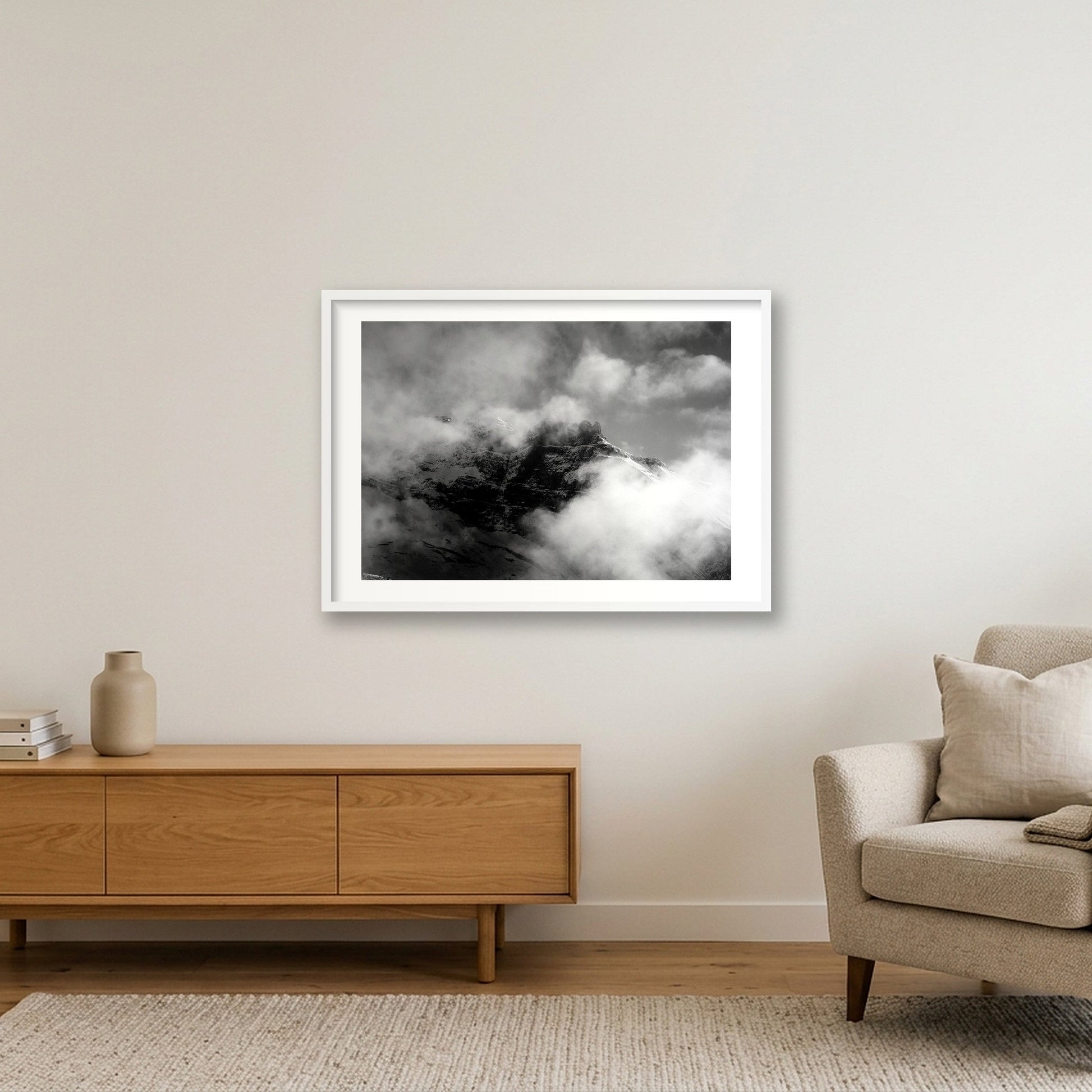 82 — 84×59cm, 33×23" White Frame