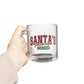 Christmas Teacher Glass Mug Gift For Educator Clear Coffee Cup Present For Friend Holiday Drinkware Classroom Keepsake Appreciation Day Item