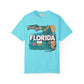 Florida Map T Shirt Summer Florida Tee Beach Aesthetic Shirt Sunshine State Graphic Tee Travel Aesthetic Top Florida Vacation Shirt USA Top