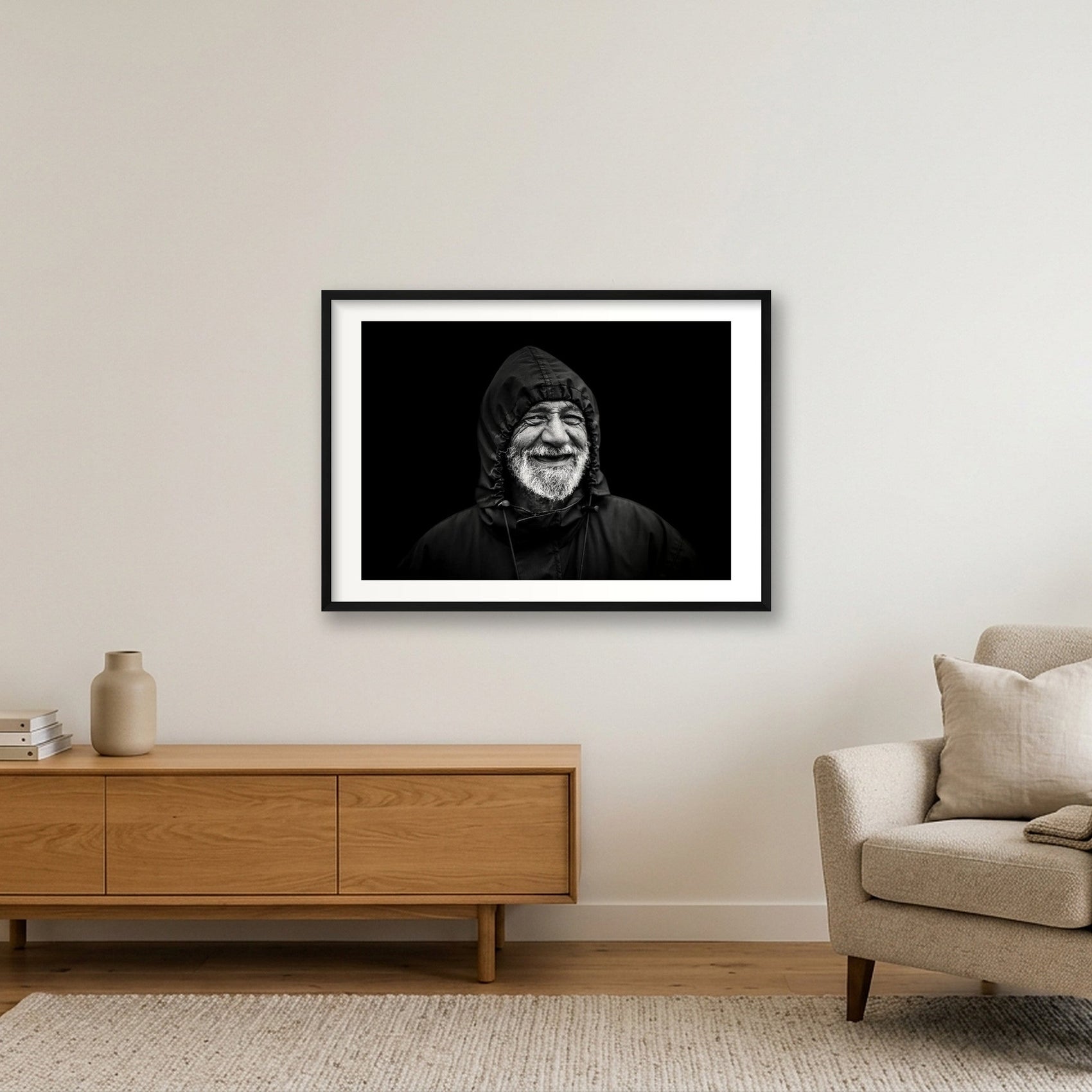 133  — 84×59cm, 33×23" Black Frame