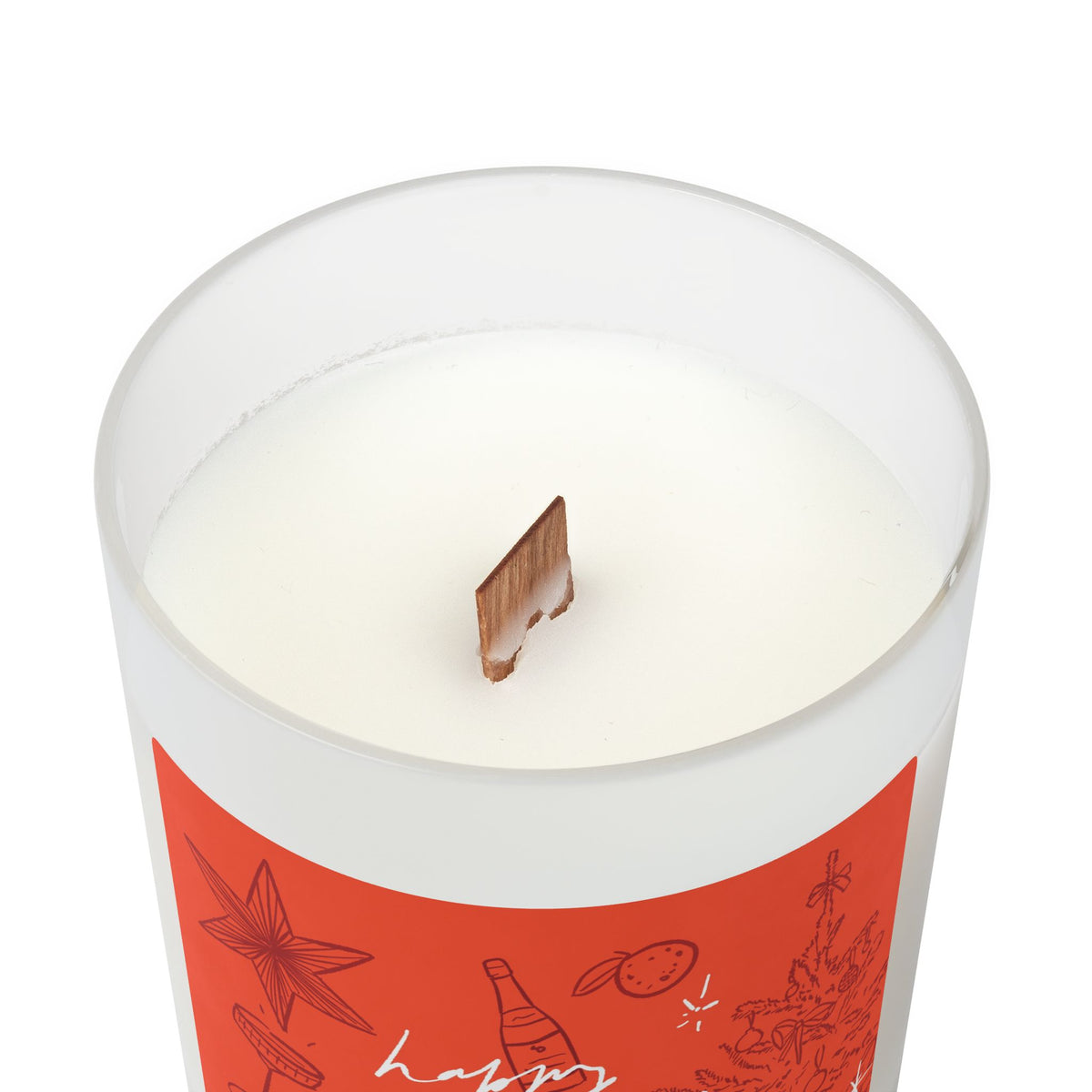Christmas Candle Gift for Mom Cozy Holiday Candle Housewarming Gift Wooden Wick Soy Candle Hostess Gift Winter Home Decor Christmas Decor