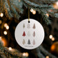 Christmas Ornament Gift For Mom Ornament Scandinavian Tree Hanger Nordic Holiday Decor Boho Xmas Keepsake Modern Farmhouse Tree Decoration
