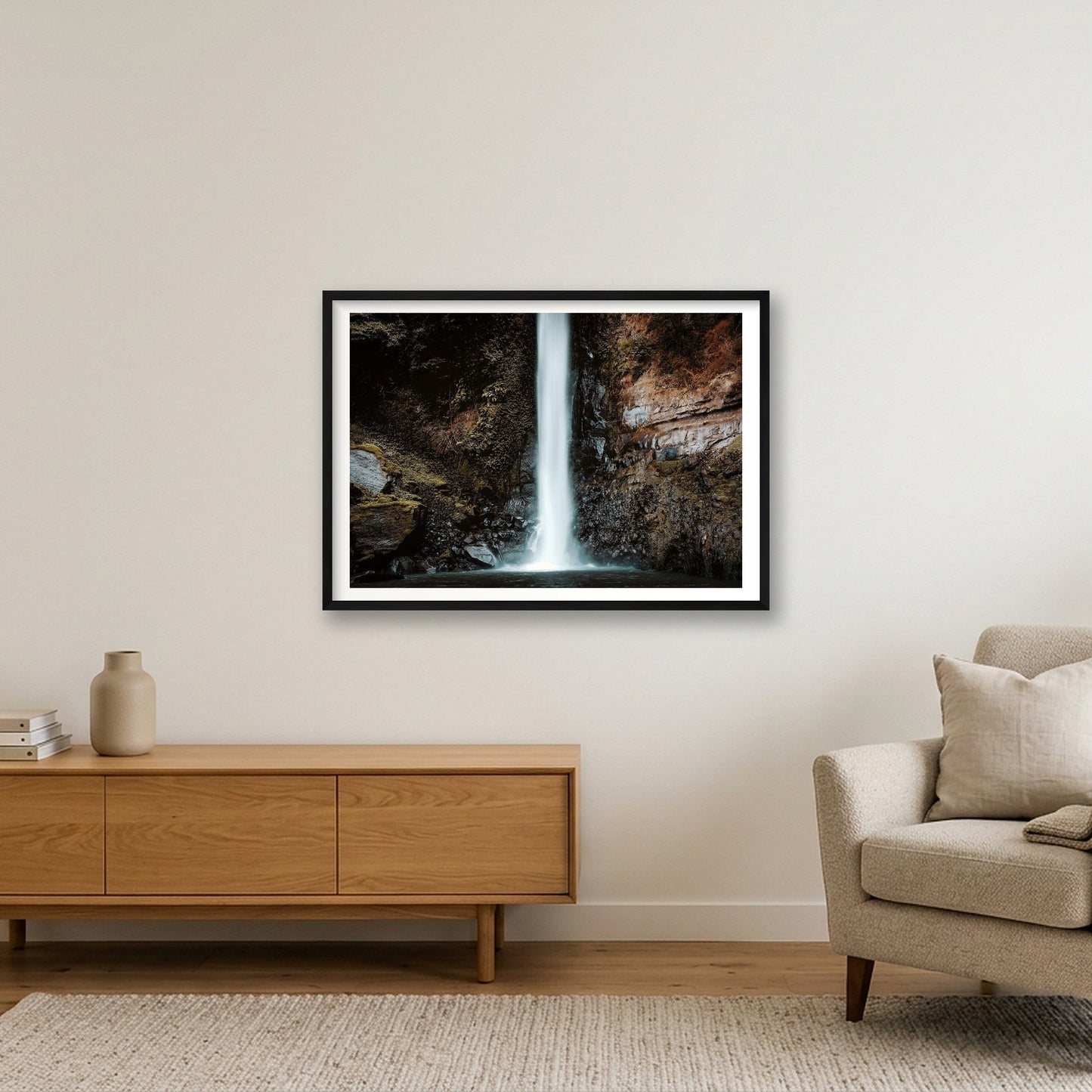 127 — 84×59cm, 33×23" Black Frame