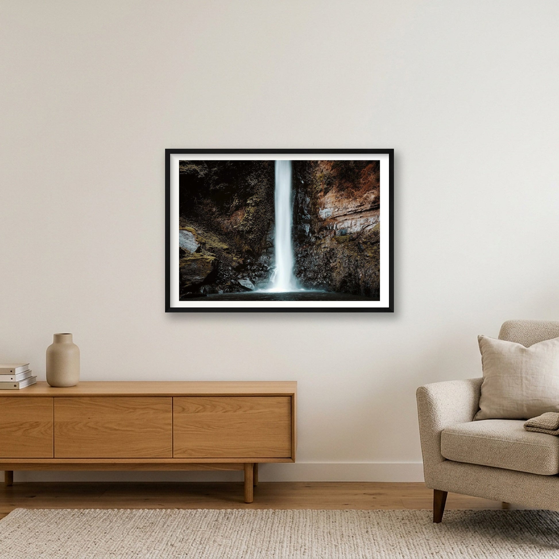 127 — 84×59cm, 33×23" Black Frame