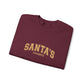 Retro Embroidered Christmas Sweatshirt Gift For Sister Santa Crewneck For Cozy Winter Pullover Gift for Wife Top Girlfriend Friend Gift Idea