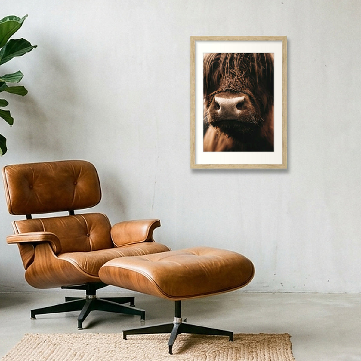 1585  — A3 (30×42cm, 12×17") Oak Frame