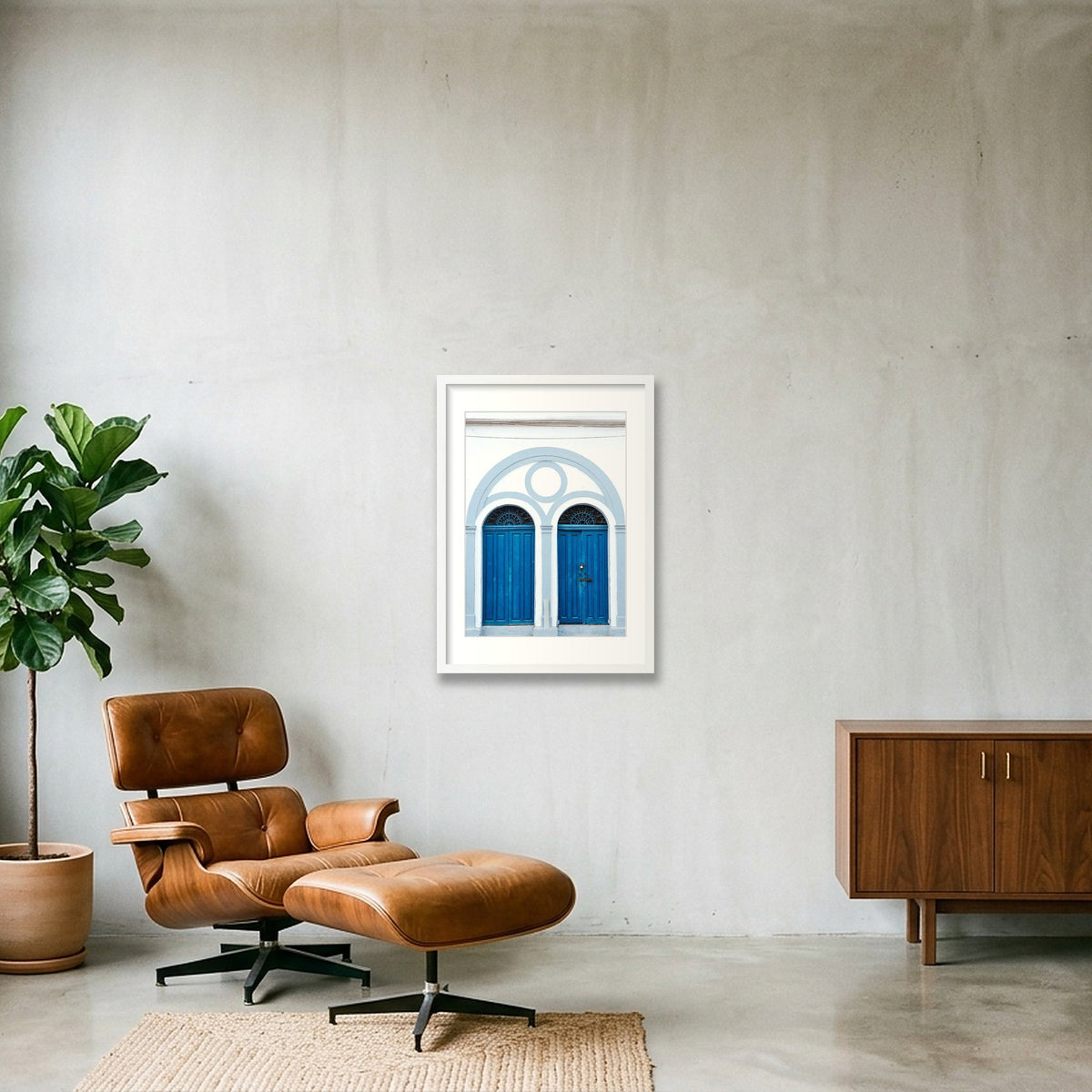 1344 — 42×59cm, 17×23" White Frame