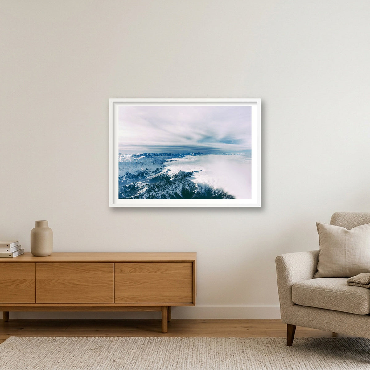 451 — 84×59cm, 33×23" White Frame