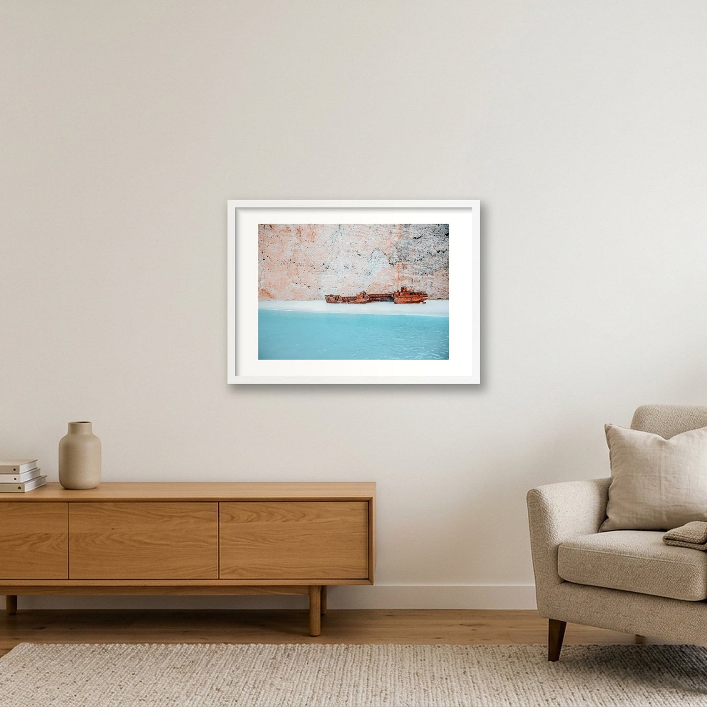 19 — 59×42cm, 23×17" White Frame