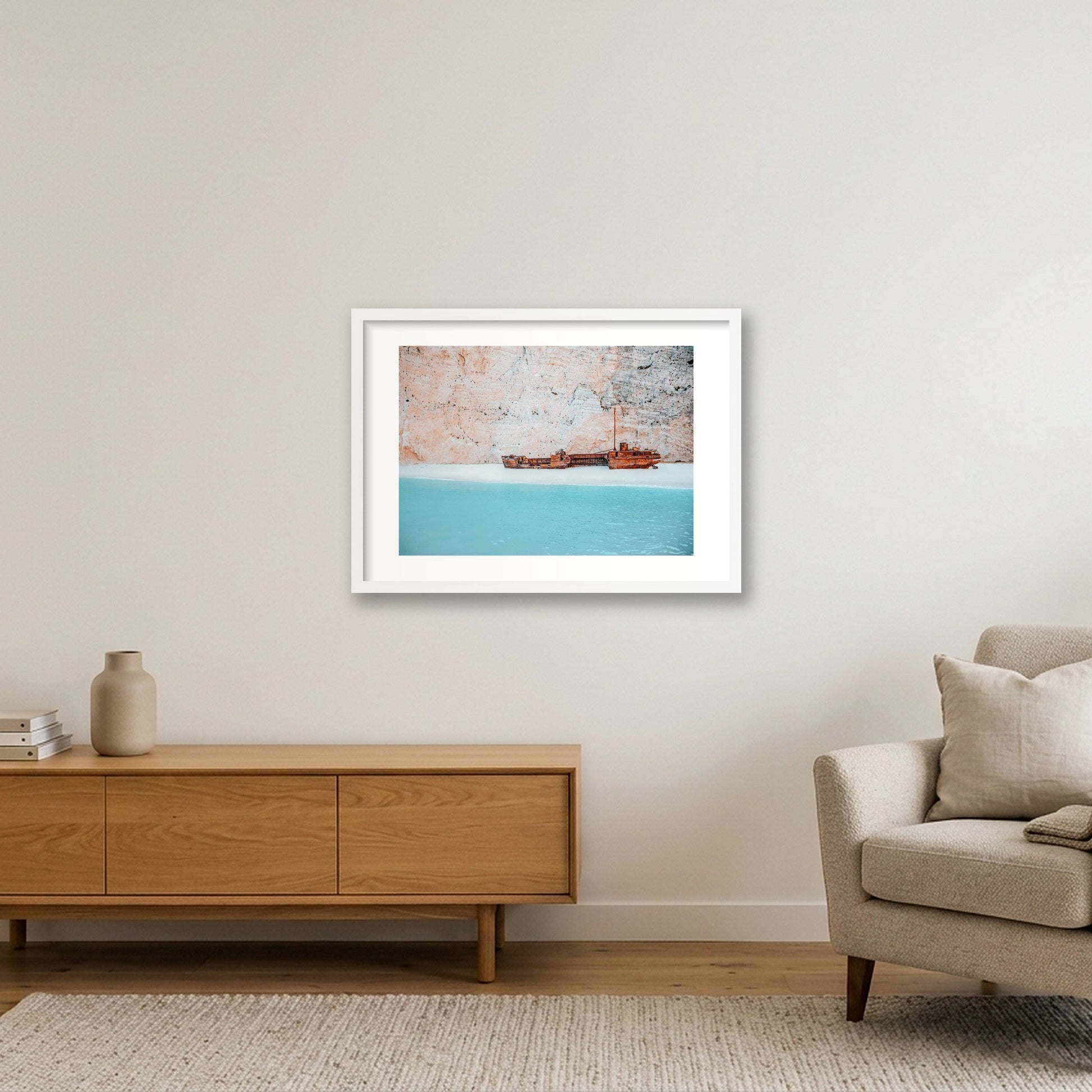 19 — 59×42cm, 23×17" White Frame
