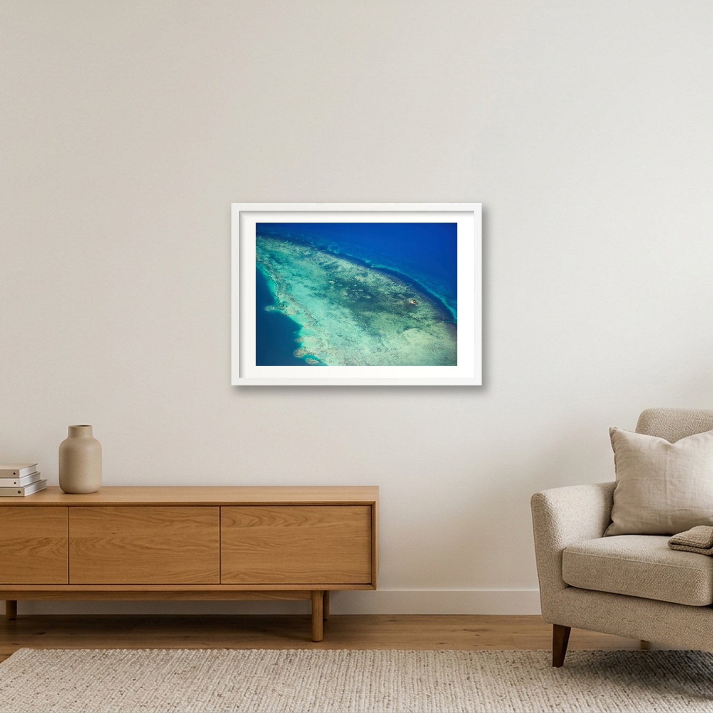 459 — 59×42cm, 23×17" White Frame