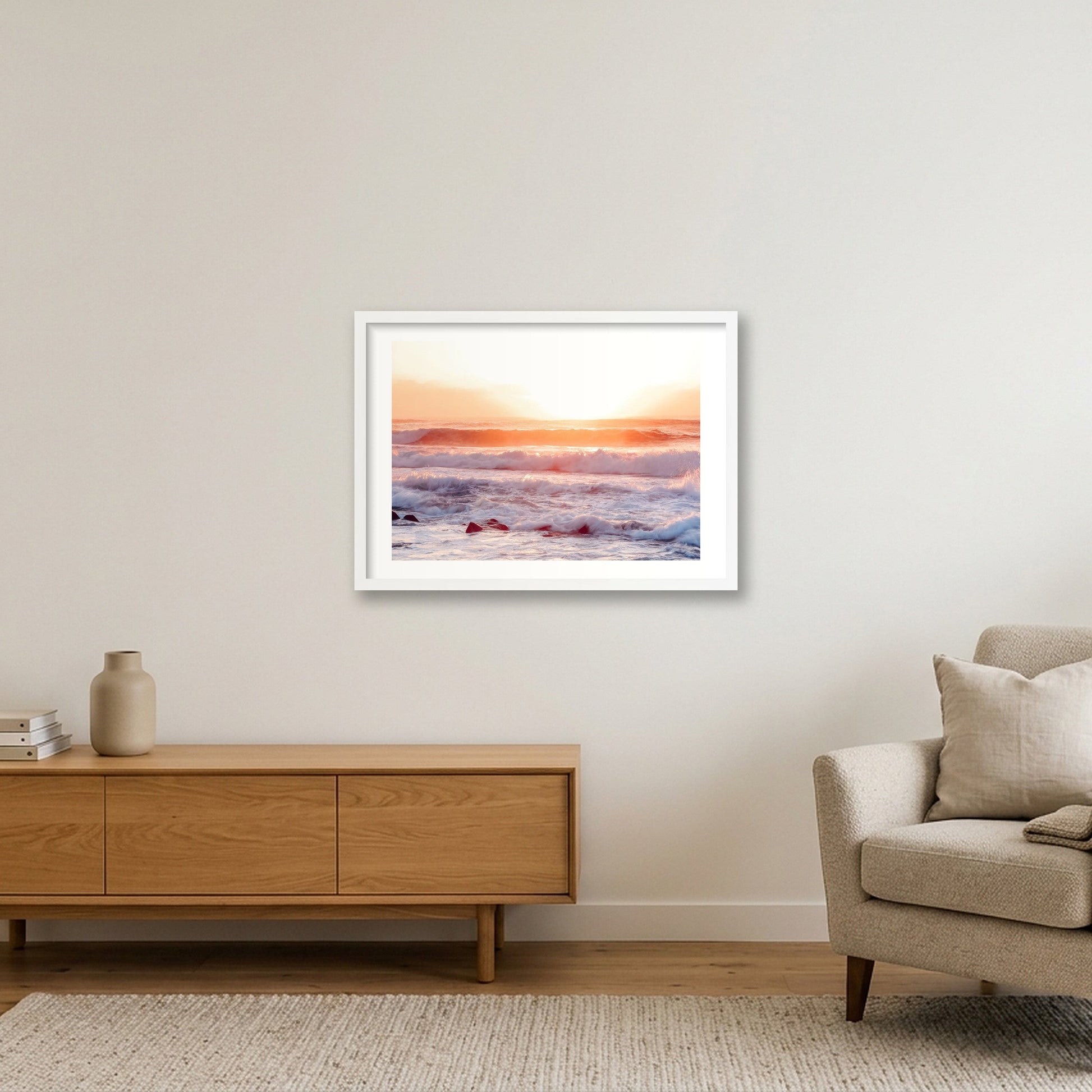 456 — 59×42cm, 23×17" White Frame