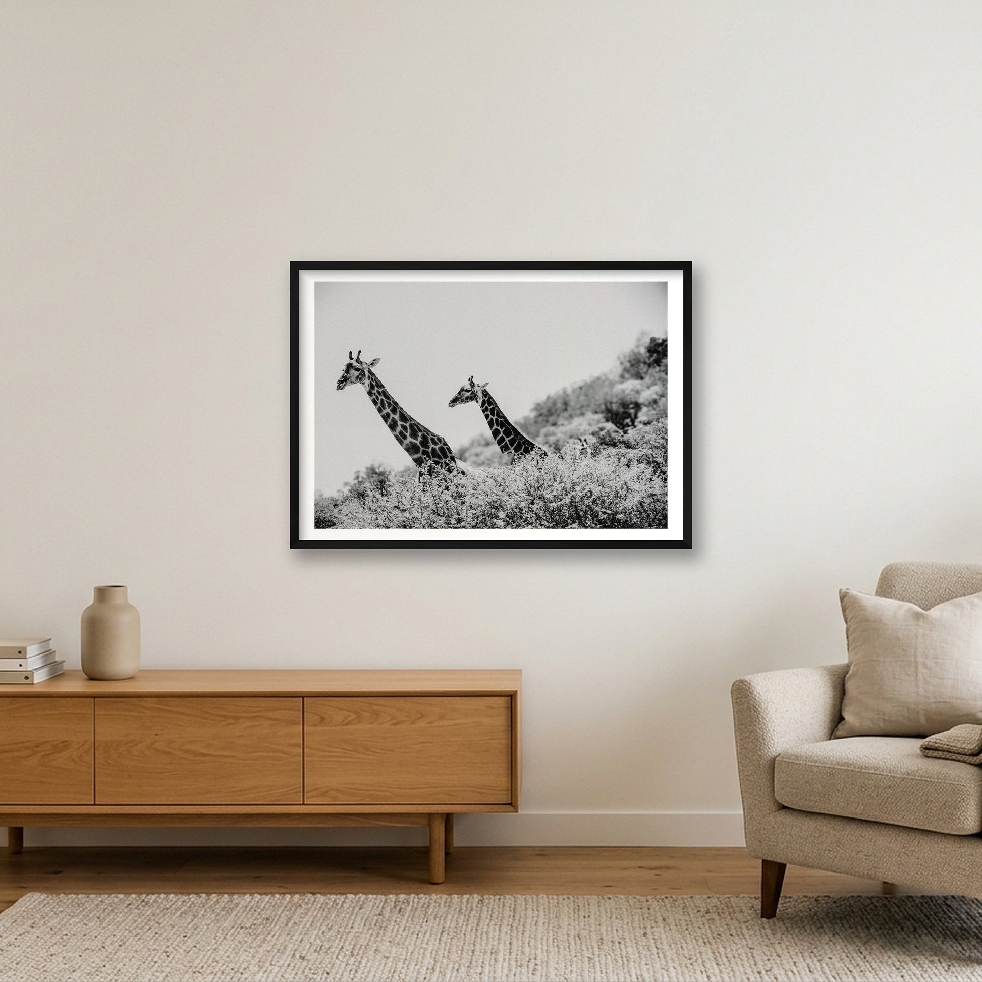 449 — 84×59cm, 33×23" Black Frame